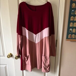 Red Longsleeve Tunic
